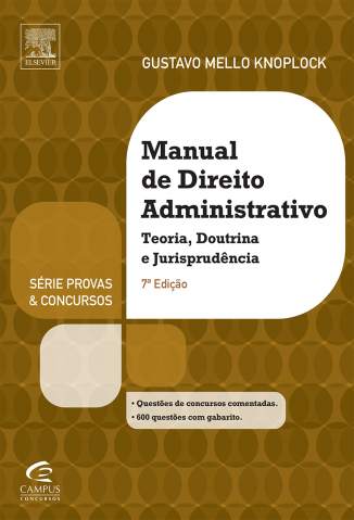 Baixar Livro Manual de Direito Administrativo : Série Provas e Concursos - Gustavo Mello Knoploc em ePub PDF Mobi ou Ler Online