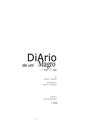 Baixar Diário de um Magro - Mario Prata ePub PDF Mobi ou Ler Online